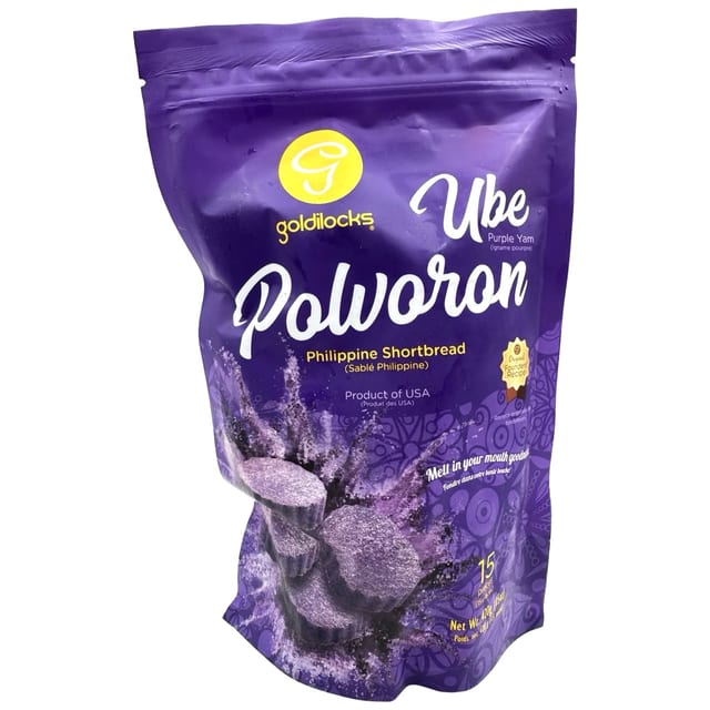 Goldilocks Ube Polvoron.