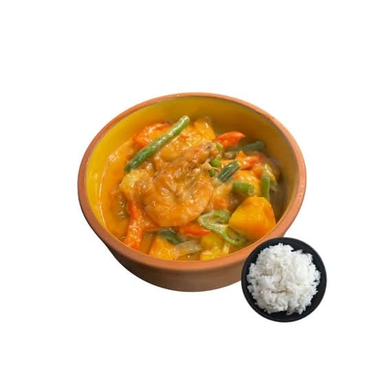 Ginataang Sitaw at Kalabasa (Squash and Green Beans).