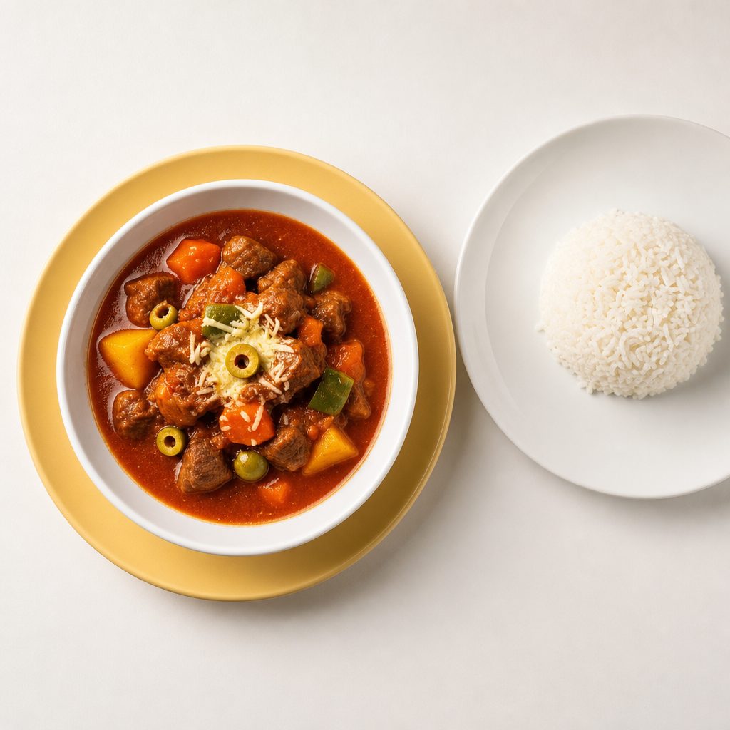 Beef Caldereta.