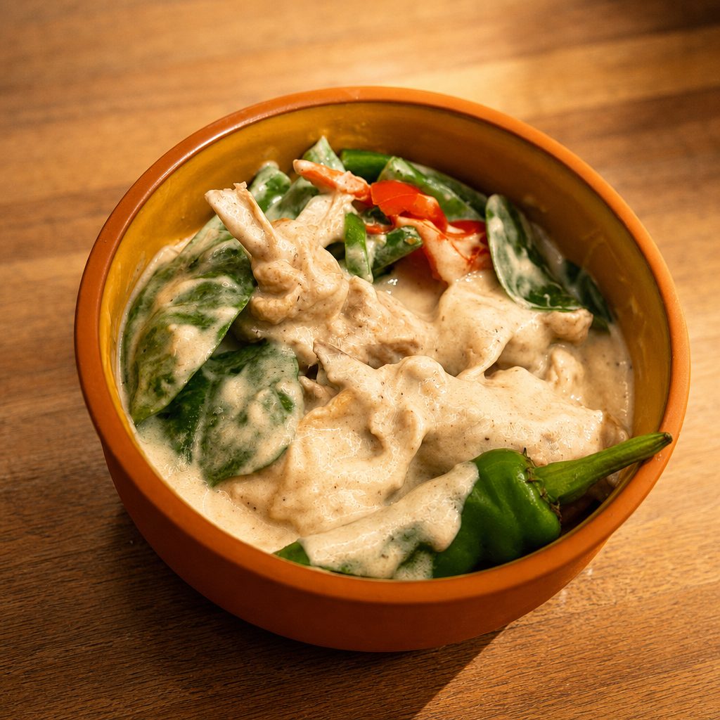 Chicken Ginataan (Chicken in Coconut Milk).